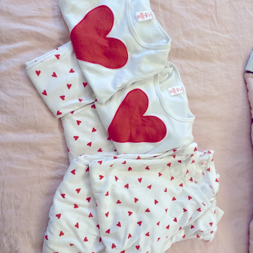 Mommy and Me Jillian Harris for Joe Fresh heart pyjama set